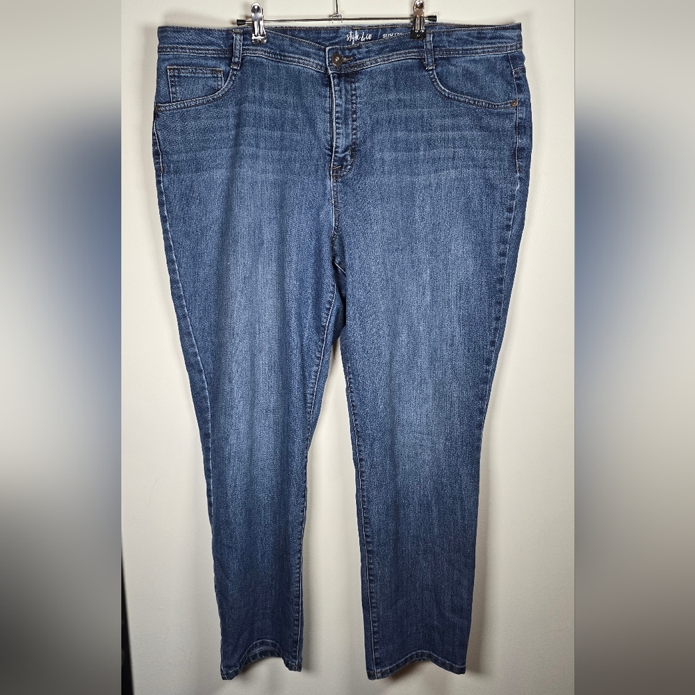 Style & Co. Women's Blue Slim Leg Jeans